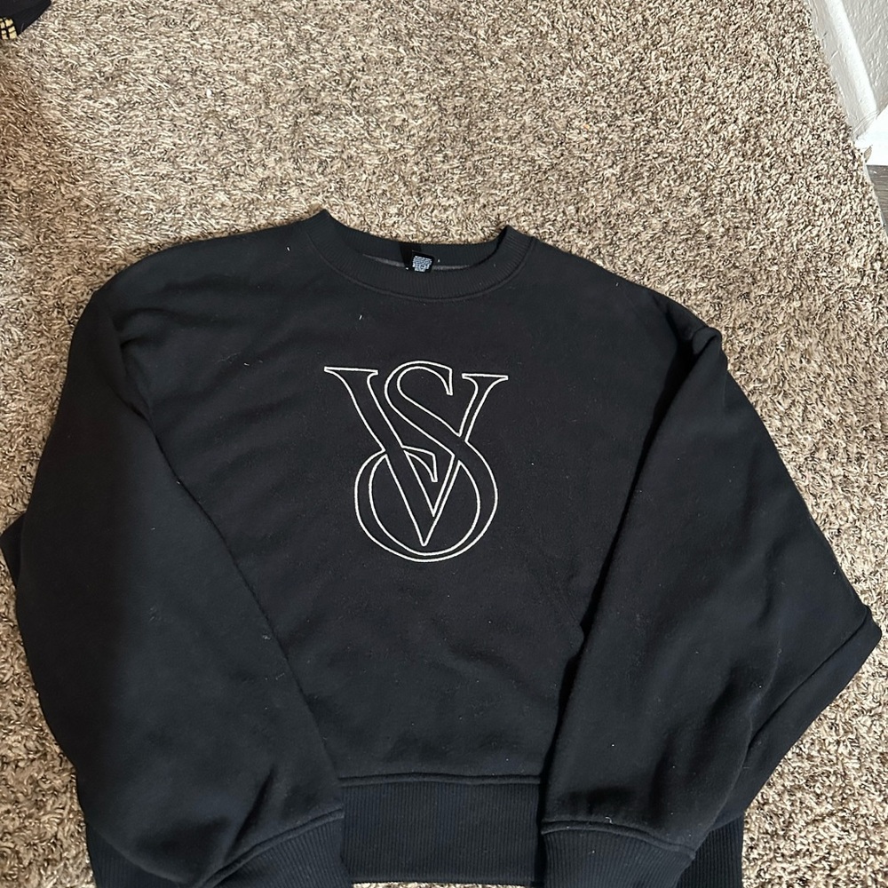 Victoria's Secret Black Crewneck Sweater